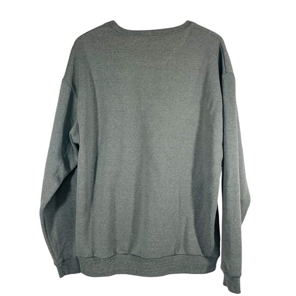 Rural King Combine Flag Graphic Sweatshirt Large Gray Mens Pullover Crewneck - Picture 3 of 10